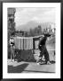 Boys Working In Pasta Factory Carry Rods Of Pasta To Drying Rooms by Alfred Eisenstaedt Limited Edition Print