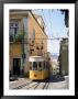 Funicular At Elevador Da Bica, Lisbon, Portugal by Yadid Levy Limited Edition Print
