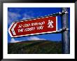 Kerry Way Signpost, Waterville, Ireland by Richard Cummins Limited Edition Print
