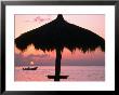 Palapa (Umbrella) And Boat, Anse La Raye, Anse-La-Raye, St. Lucia by Jeff Greenberg Limited Edition Print