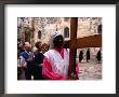 Christian Pilgrims In Easter Procession, Jerusalem, Israel by Michael Coyne Limited Edition Print