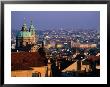 View Of City From The Rooftops, Prague, Central Bohemia, Czech Republic by Jan Stromme Limited Edition Print