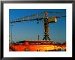 Crane At Commercial Harbour, Brest, Brittany, France by Jean-Bernard Carillet Limited Edition Print