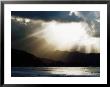 Sun Shining Through Clouds With Mountain Backdrop, Hanalei Beach, Po-Ipu, U.S.A. by Levesque Kevin Limited Edition Pricing Art Print