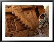 Pair Of Women Chatting At Jaisalmer Fort, Jaisalmer, Rajasthan, India by Dallas Stribley Limited Edition Print