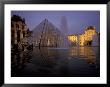 Louvre Pyramid, Paris, France by David Barnes Limited Edition Print