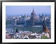 Parliment And The Danube River, Budapest, Hungary by Jennifer Broadus Limited Edition Print