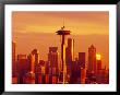 Seattle Skyline And Space Needle, Washington, Usa by Terry Eggers Limited Edition Print