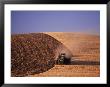 Tractor Plowing Under Wheat Stubble, Wa by David Burch Limited Edition Print