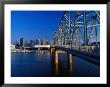 Taylor-Southgate Bridge On Ohio River With City In Background, Cincinnati, Usa by Richard I'anson Limited Edition Print