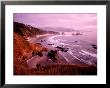 Overhead Of Coastline, Cannon Beach, Evening, Ecola State Park, U.S.A. by Ann Cecil Limited Edition Print