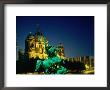 Statue In Front Of Berliner Dom (Berlin Cathedral), Berlin, Greater Berlin, Germany by Jon Davison Limited Edition Pricing Art Print