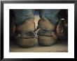 Close Up Detail Of Cowboy Boots With Well-Worn Spurs by Bobby Model Limited Edition Pricing Art Print