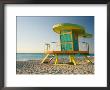 Lifeguard Hut On Beach, South Beach, Miami Beach, Miami, Florida, Usa by Gavin Hellier Limited Edition Print