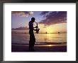 Saxophone Player At Sunset, Negril Beach by Mark Hunt Limited Edition Pricing Art Print