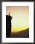 Climber Stands Atop A Cliff At The End Of The Universe by Bill Hatcher Limited Edition Print