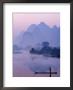 Li River And Limestone Mountains And River,Yangshou, Guangxi Province, China by Steve Vidler Limited Edition Print