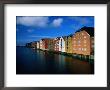Nidelva River And Warehouses, Trondheim, Nord-Trondelag, Norway by Jon Davison Limited Edition Pricing Art Print