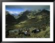 Expedition Enroute Along Mountain Paths by Gordon Wiltsie Limited Edition Print