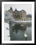 Chateau De Vizille Park, Swan Lake, Vizille, Isere, French Alps, France by Walter Bibikow Limited Edition Print