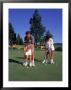 Family Golfing, Mt. Shasta, Ca by Mark Gibson Limited Edition Print