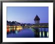 Kapellbrucke, Chapel Bridge, Canton Luzern by Angelo Cavalli Limited Edition Print