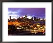 Telsta Dome And Melbourne Cbd At Dawn, Victoria, Australia by David Wall Limited Edition Print