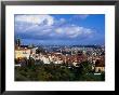 City From Terrace Of Restaurant In Mala Strana, Prague, Czech Republic by Richard Nebesky Limited Edition Print