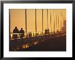 Sunlight Shines On The Harbor Breakwater In Santa Barbara by Rich Reid Limited Edition Print