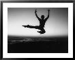 Silhouette Of Male Ballet Dancer by Bonnie Kamin Limited Edition Pricing Art Print