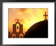 Kimisis Theotokov Church At Sunset, Thira, Santorini, Cyclades Islands, Greece by Walter Bibikow Limited Edition Print