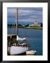 Yacht And Dinghy Moored At Kinvara Pier, Kinvara, Ireland by Richard Cummins Limited Edition Print