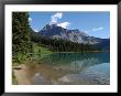 Edge Of Mountain Lake In The Canadian Rockies by Keith Levit Limited Edition Print