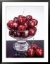 Cherries In A Glass Bowl On Granite by Eric Kamp Limited Edition Print