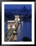 Chain Bridge At Night, Budapest, Hungary by Dan Gair Limited Edition Print