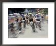 Bicycle Racers In Motion by Karl Neumann Limited Edition Pricing Art Print