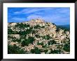 Hilltop Tiered Village With A Chatau On Top, Gordes, France by John Elk Iii Limited Edition Pricing Art Print