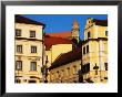 Bratislava Castle Over Buildings In Old Town, Bratislava, Slovakia by Glenn Beanland Limited Edition Print