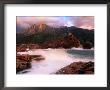 The Harbour And Genoese Tower With Capo D'orto Beyond, Porto, Corsica, France by David Tomlinson Limited Edition Print