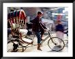 Cycle Rickshaw On Street, Kathmandu, Nepal by Christian Aslund Limited Edition Pricing Art Print