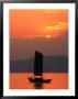 Fishing Boat Sailing Across Lake Taihu At Sunset, Wuxi, China by Keren Su Limited Edition Print