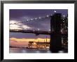 Brooklyn Bridge And South Street Seaport, Nyc by Rudi Von Briel Limited Edition Print