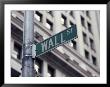 Wall Street Sign, Financial District, Nyc, Ny by Michael Evans Limited Edition Print