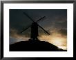 Windmill Bonne Chiere At Sunrise, Bruges, Belgium by Martin Moos Limited Edition Print