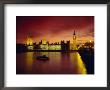 The River Thames And Houses Of Parliament At Night, London, England, Uk by Roy Rainford Limited Edition Print