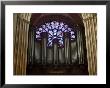 Detail Of Notre Dame Cathedral Pipe Organ And Stained Glass Window, Paris, France by Jim Zuckerman Limited Edition Print