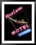 Nighttime Sign At Villa Capri Motel, Coronado, California, Usa by Nancy & Steve Ross Limited Edition Print