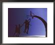 Silhouette Of Basketball Players by Bill Robbins Limited Edition Print