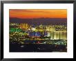 Elevated View Of Casinos On The Strip, Las Vegas, Nevada, Usa by Gavin Hellier Limited Edition Pricing Art Print
