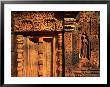 Detail Of False Door And Wall At Banteay Srei Temple, Angkor, Cambodia by Anders Blomqvist Limited Edition Pricing Art Print